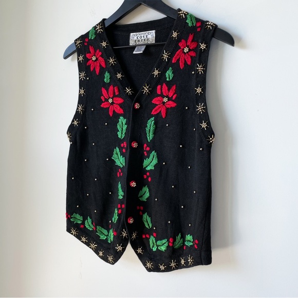 Vintage Cove Creek Christmas Holiday Vest - Picture 7 of 16